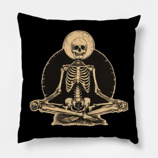 Skeleton Meditation Pillow