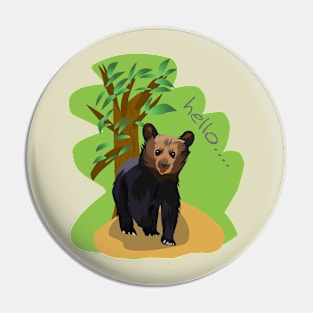 Little cute bear Pin