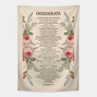 Desiderata Max Ehrmann 1927 Things to be desired Tapestry