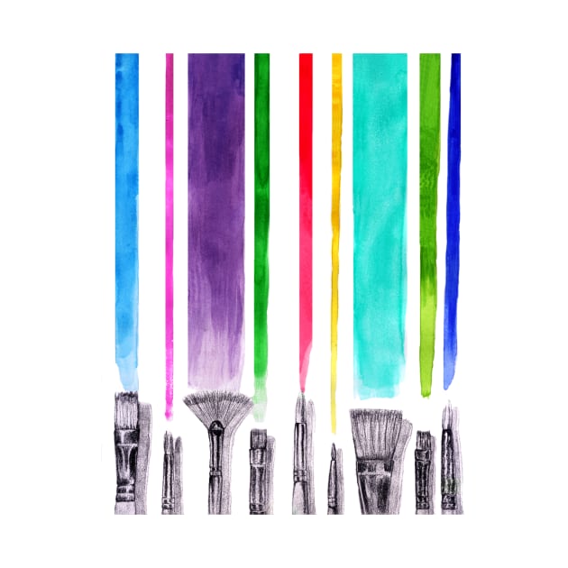 Paintbrushes by Bridgetdav