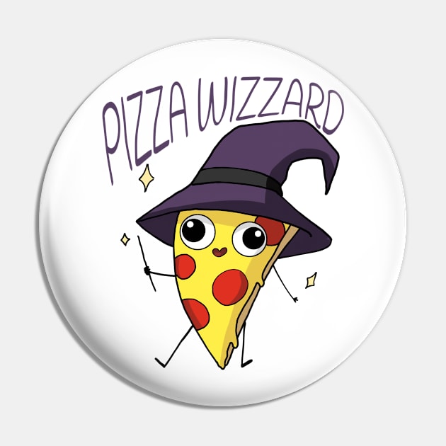 Pizza wizzard Pin by Mayarart