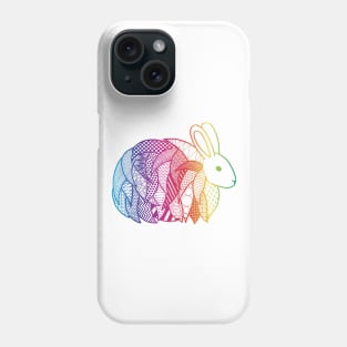 Rainbow Angora Rabbit Phone Case