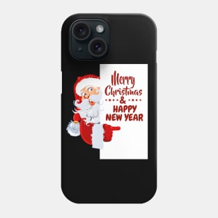 Merry Christmas and happy new year Phone Case