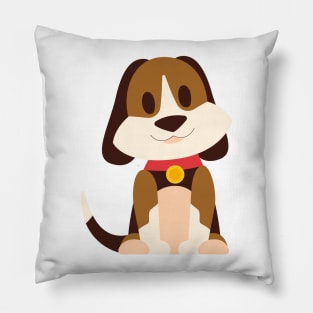 Cartoon Cute Dog Art Prints Pillow