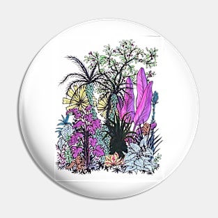 Nighttime Jungle Pin