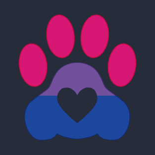 Pride Paw: Bi Pride T-Shirt