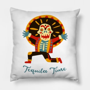 Tequila Time - clean design Pillow