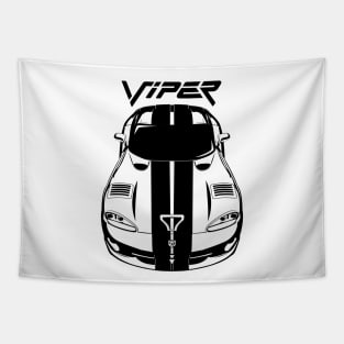 Dodge Viper 1996-2002 - Black Stripes Tapestry