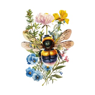 Wildflowers and Bumblebee T-Shirt