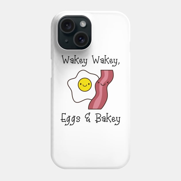 Cute & Funny Bacon and Eggs Phone Case by JanesCreations