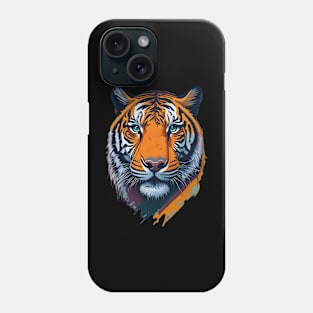 Wildlife Tiger Face Art Phone Case