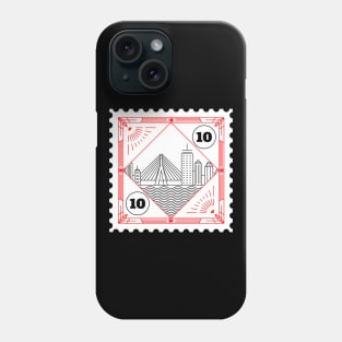 Boston Stamp Design Phone Case