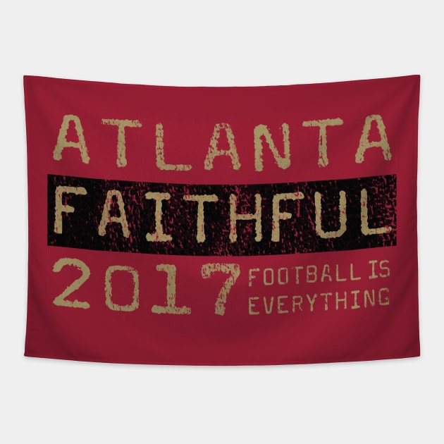 Football Is Everything - Atlanta United Faithful Tapestry by FOOTBALL IS EVERYTHING