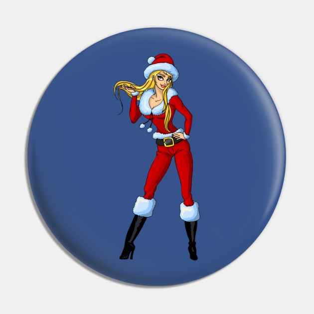 Xmas Girl Pin by AnishaCreations