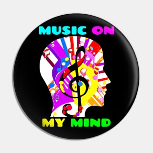 Music On My Mind Pin