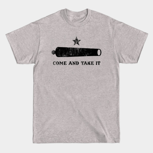 Discover Texas Revolution, distressed - Come And Take It - T-Shirt