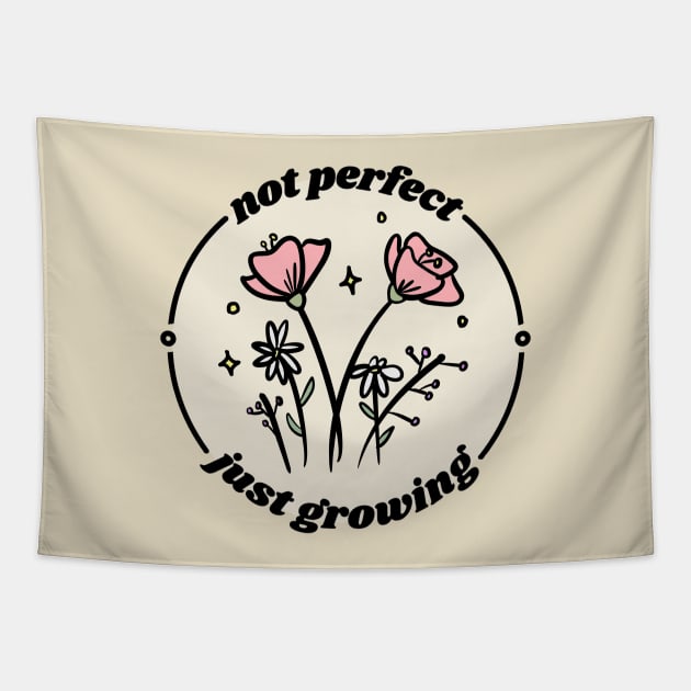 not perfect just growing Tapestry by good scribbles