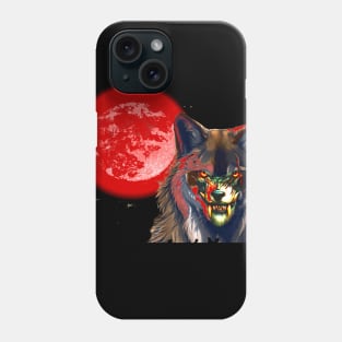 BLOOD MOON WOLF Phone Case