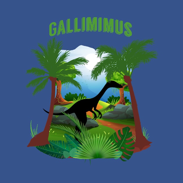 Dinosaur Gallimimus by letnothingstopyou