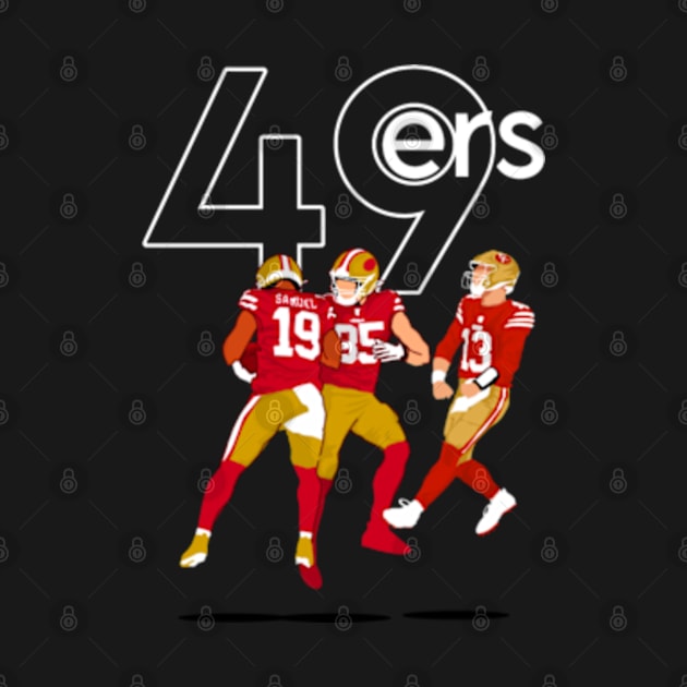 George kittle x Deebo Samuel x Brock Purdy - 49ers by Mic jr