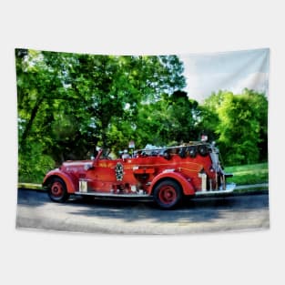 Firemen - Fire Engine Tapestry