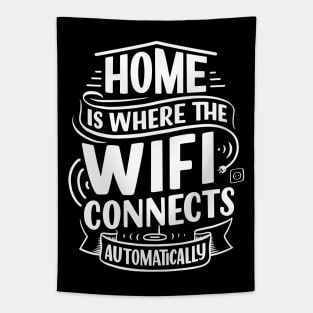 Home is where wifi Tapestry