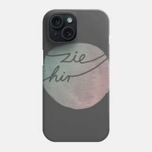 Zie Pronoun Pride Phone Case