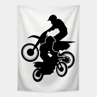 Motocross Dirt Bikes Off-road Motorcycle Racing Tapestry