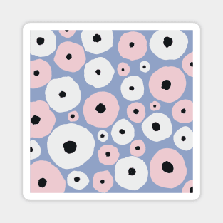 Abstract floral pattern Magnet