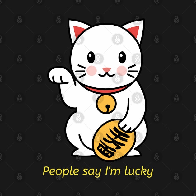 Lucky cat by Aversome