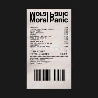 Moral Panic Receipt #2 T-Shirt