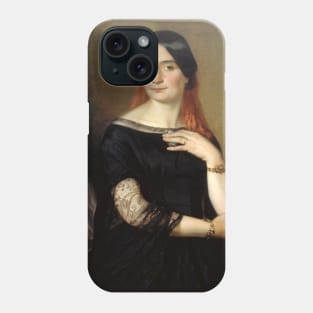 Portrait Presume de Melle Mars by Ary Scheffer Phone Case