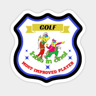 most improved player golf Magnet