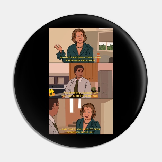 Arrested Development Funny Scene Fan Art Pin by taheldesigns