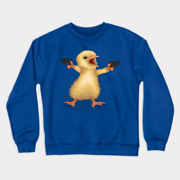 Ghean A Funny Bird Holding Guns T-Shirt