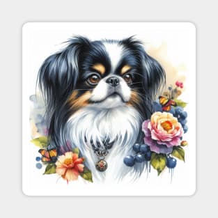 Japanese Chin Dog Magnet