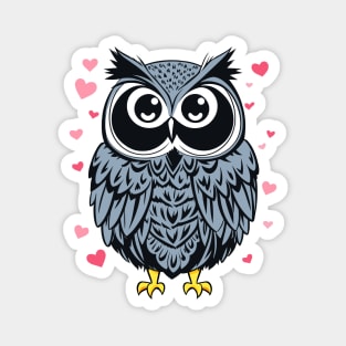 kawaii Mr. Owl 11 Magnet