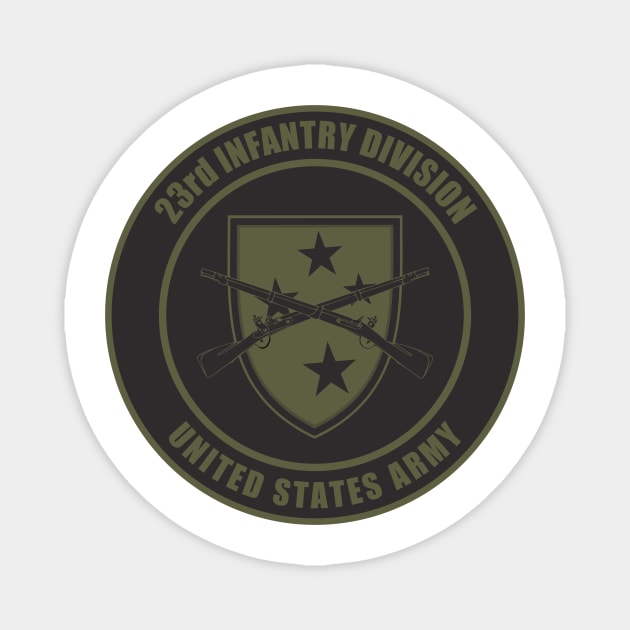 23rd Infantry Division Patch (subdued) Magnet by Firemission45