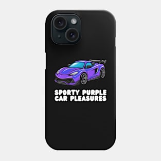 My Super Car Is Purple Phone Case