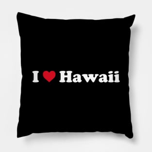 I ❤️ Hawaii Pillow