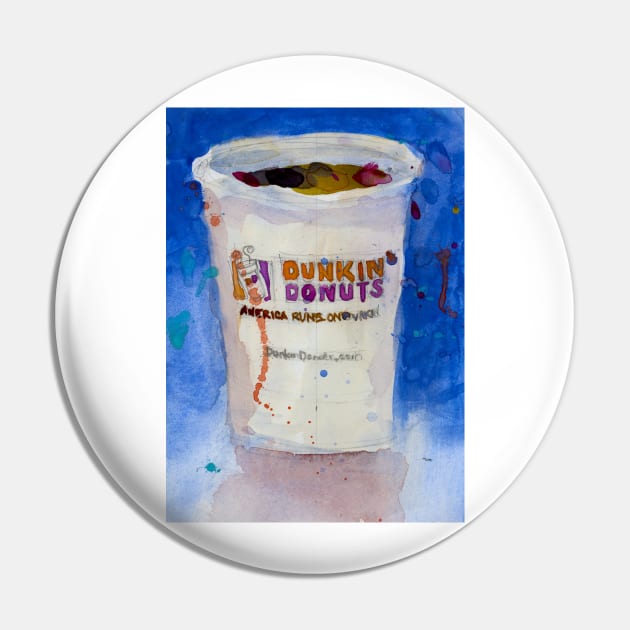 Dunkin' Donuts Pin by dfrdesign