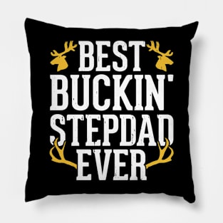 Best Bucking Stepdad Ever T shirt For Women Pillow