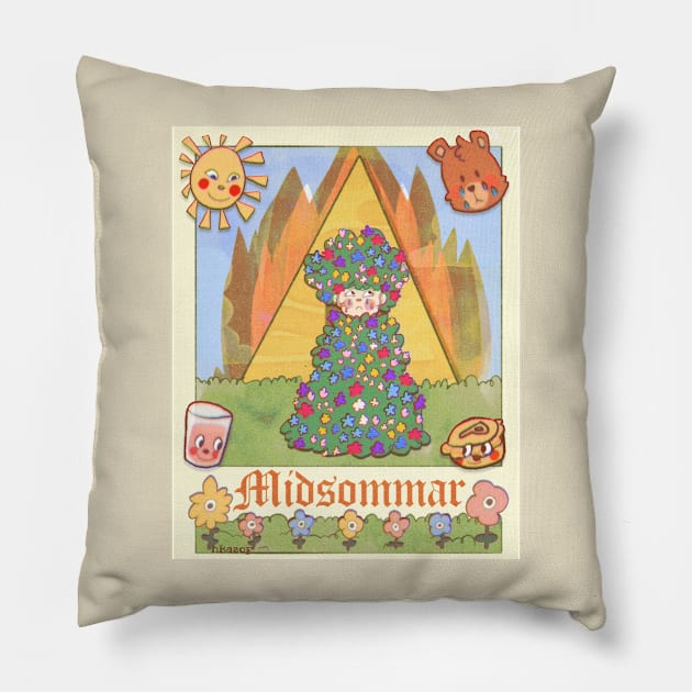 Midsommar Pillow by Hkasof