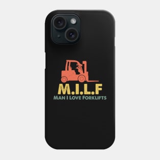 I love Forklift Funny Forklift Operator Phone Case