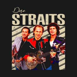 Straits to Your Heart Dive into Classic Vibes with Dire Band-Inspired Fashion T-Shirt