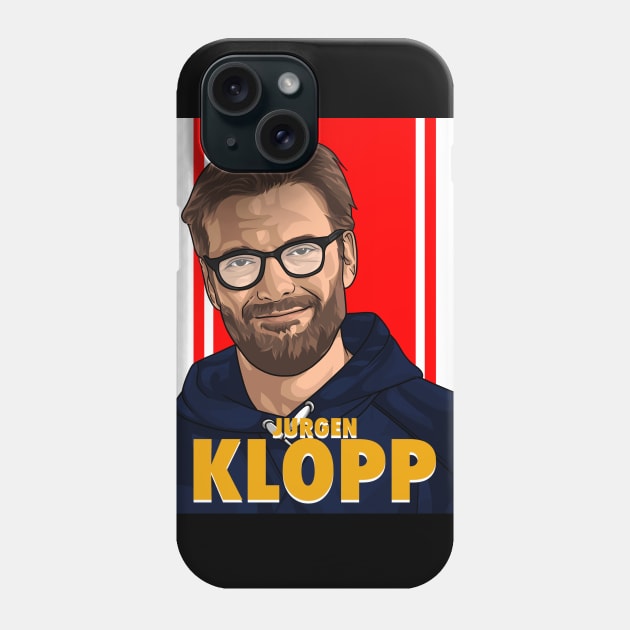 Jurgen Klopp Phone Case by Rekayasabumi