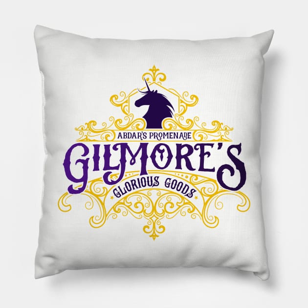 Gilmore's Glorious Goods Pillow by CrimsonHaze