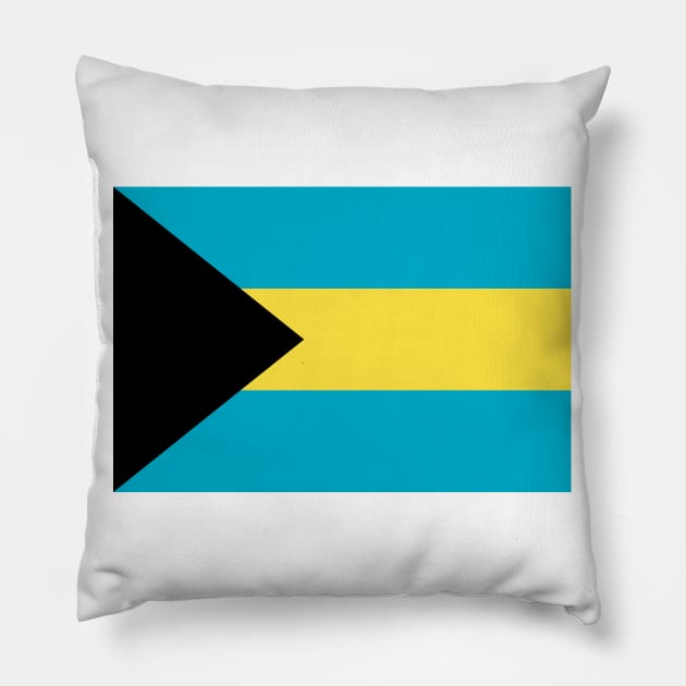 Flag of the Bahamas Pillow by COUNTRY FLAGS