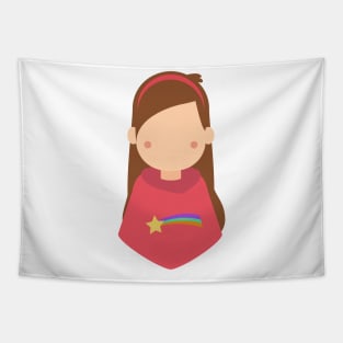 Colorful girl Tapestry