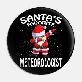 Santas Favorite Meteorologist Christmas Pin